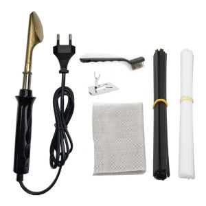 50W Hot Stapler Plastic Welding Machine Plastic Bumper Soldering Iron 2 in 1 Garage Tools Car Bumpers Repair Kit PVC Welder Gun