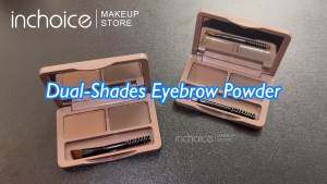 Waterproof Eyebrow Powder with Brow Razor Makeup Brush Mirror Suitable for Traveling 2 in 1 Long Lasting Matte Finish