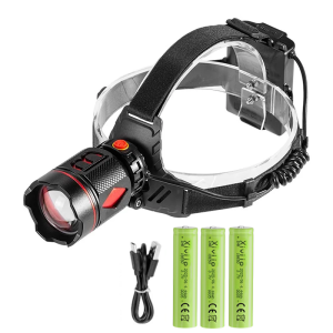 58000000LM Super High Power Headlamp Type-c Rechargeable Led Headlight Long Range 4500m Head Flashlight Powerful Camping Lantern