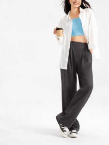 VFU | High Elasticity Slimming Anti-Wrinkle Drapey Loose Long Pants