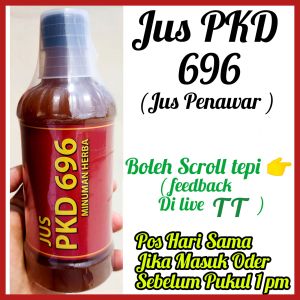 Jus PKD 696 (Jus Penawar CikTom dan CikDah)  . Rebusan 30 Jenis Herba Hutan .