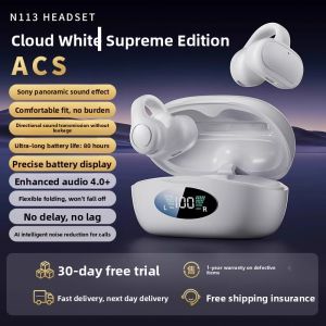 Bizoe | Bone Conduction Earhook Long Battery Comfort Noise Reduction Headphones