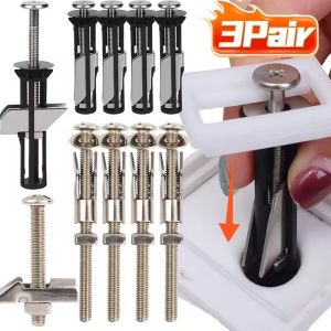 Heavy Duty Toilet Seat Fastener Bolts Tank Toilet Bolt Hinge Repair Screws Stainless Steel Top Fix Nut Bolt Bathroom Replacement