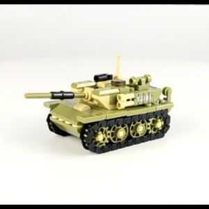 Mainan Blok Bangunan Rakitan Tank Bahan ABS/Mainan Anak Laki-laki Rakitan Tank