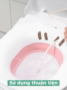 [NEW] XẾP GỌN - VÒI RỬA - Chậu Bồn Ngâm Hậu Môn Chuyên Dụng 2 lít