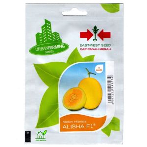 isi 10 butir benih melon golden ALISHA F1 cap panah merah