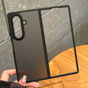 Frosted Clear Skin Feel Case for For Samsung Galaxy Z Fold 8 Ultra (Wide) 7 6 5 Acrylic Back TPU Edge Shockproof Protector Cover