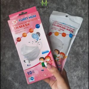 Khẩu trang y tế cho bé khẩu trang KF94 cho bé khẩu trang trẻ em 4D kháng khuẩn Hàn Quốc (10 cái/túi) - Happy Life 4Kid