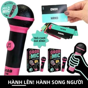 Trò Chơi Karaoke Gia Đình 2-10 Người Chơi - Trò Chơi Hấp Dẫn Lấy Micro Dành Cho Người Hát Xấu Với 125 Thẻ Lời Bài Hát - Hoàn Hảo Cho Các Bữa Tiệc Gia Đình