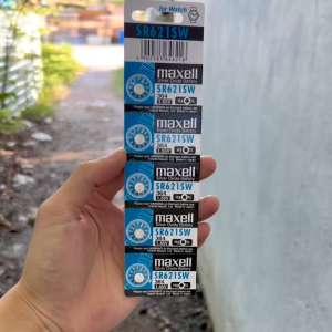 Vỉ 5 Viên Pin SR621SW (364) Maxell 1.55V Cho Đồng Hồ Đeo Tay