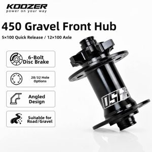 KOOZER | Front Gravel Hub 12x100/5x100 Axle