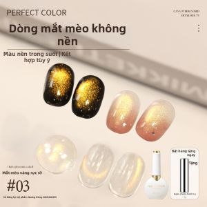 Perfect color | Sơn Gel Móng Tay Hạt Kính Lấp Lánh Màu Vàng New Fall Winter 2026