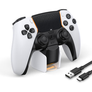 Iine sạc mini Dock Cho Ps5 Điều Khiển An Toàn Sạc đèn RGB Ps5 Điều Khiển Trạm Sạc nhanh