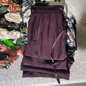 Fashionable High Waist Wide Leg Pants Womens Summer Thin Loose Fit Straight Leg Trousers Comfortable Breathable Cotton Linen