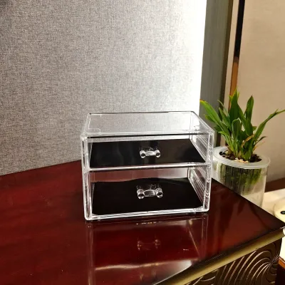 Transparent Acrylic Multi-level Drawer Cosmetic Organizer