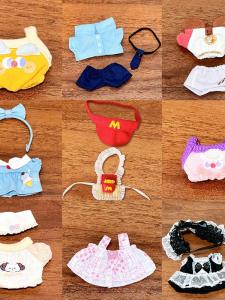 New Arrival Cotton Doll Clothes Doll Clothes Clothes 10cm Doll Clothes Summer Sling Sweatshirt Skirt Collection Doll Doll Changing Clothes Replacement