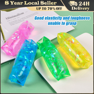 1pc Random Water Snake Fidget Toy SquishySensory Toy Slippery Party Favor Wiggler Tube Novelty Gift Water Wigglers for Kids
