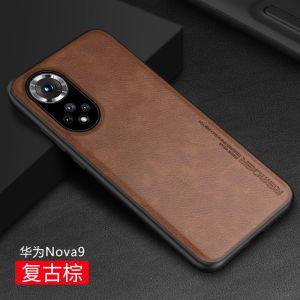 Huawei Nova9 pro Full Cover Curved Screen Phone Case Womens Style Protective Shell Anti-Fall Durable Leather Cover for Huawei Nova Series