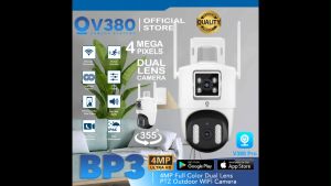V380 BP3 4MP Ultra HD Wireless Outdoor Dual Lens CCTV Security Full Color Night Vision WIFI IP Camera