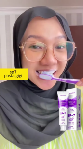 Pasta gigi pemutih gigi SP-7 penghilang karang gigi niacinamide nenghilangkan noda dari karang gigi kuning pasta gigi pemutih menyegarkan nafas perawatan mulut pasta gigi