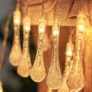 Outdoor Camping Party Decor Garland โคมไฟแบตเตอรี่ Festoon LED Star Light String ฤดูร้อนสวนงานแต่งงานตกแต่งห้อง