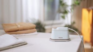 Gaabor Setrika Uap Lipat Mini Travel 2in1 Low Watt 800W Multifungsi Portable Steam Iron HM-M01A