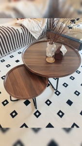 Wooden Tea Table Nordic Style Combination Coffee Table Modern Sofa Table Living Room Central Table Office Tea Table