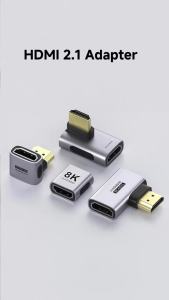 Hagibis | Hagibis 90 Độ Góc Phải HDMI Sang HDMI 2.1 Cáp Nối Dài Đầu Nối Hình Chữ L Nam Đến Nữ Khớp Nối Cho Máy Tính Video