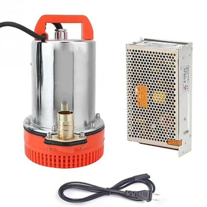 [Chính hãng] Máy bơm chìm cao cấp vỏ INOX dùng 12V 24v 180W 3000lít/h ...
