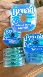 OWNER Broad 300Meter Original Nylon Monofilament Tahan Kusut dan Keriting