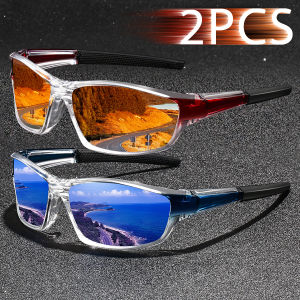 4 PCS Fashion Vintage Driving Fishing Cycling Sports Sunglasses Men Women Running Mountaineering Retro Sun Glasses UV400 Eyewear