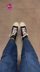 Boardwalk Evadne Ladies Canvas Sneakers in High Cut Design