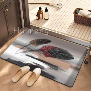 Siêu thấm Thảm tắm nhanh chóng làm khô họa tiết cổ điển sàn phòng tắm Mat thấm Thảm chùi chân thảm phòng ngủ thảm