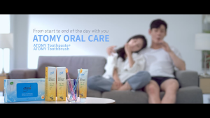 Atomy Oral Care System Travel Kit 99.9% purity antibacterial functional gold particles added