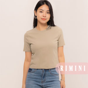 RIMINI - Atasan Wanita Berlengan Pendek Casual Crop Tee Size XS-3XL - Molly Top 523564-1