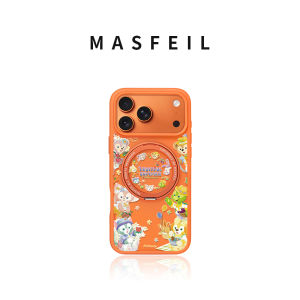 MASFEIL | Vỏ Bảo Vệ Full Coverage Với Đế Hỗ Trợ Từ Tính Cảm Giác Cao Cấp cho iPhone 17 Pro Max