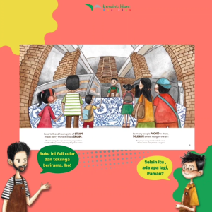Kesaint Blanc - Buku Cerita Anak Tentang Kopi Billingual Hardcover "I Am A Little Barista"