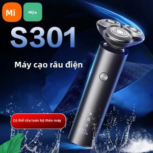 Máy Cạo Râu Điện Xiaomi Mijia S301 Dành Cho Nam Lưỡi Dao Gốm Máy Tỉa Râu Cầm Tay Sử Dụng Được Khi Khô Và Ướt Chống Nước IPX7 Có Thể Sạc Lại