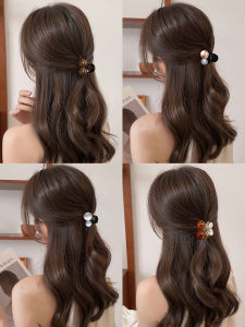 Elegant Small Size Brown Hair Clip Stylish Hair Accessories for Women Cute Miniature Hair Grips Original Design Fashionable