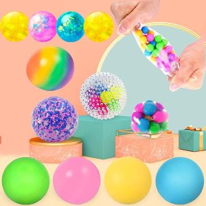JIYAN2866 Creative Kids Adults Sensory Anxiety Autism Stress Relief Balls Squeeze Ball Fidget Toy Decompression