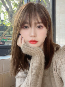 MENGSIQIAN | Full Coverage Natural Human Hair Locks Wig