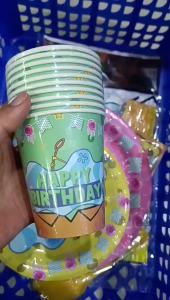 Hasbro | Gabby Dollhouse Birthday Party Decorations Disposable Tableware Plate Cup Sling Banner Ballon Backdrop Baby Shower Gifts