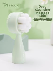 Brainbow | Dual Use Manual Massage & Deep Cleaning Facial Cleansing Tool