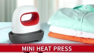Magic photo Mini Heat Press Machine 11.5cm x 11.5cm x 6.5cm (Heat Press and Iron Machine)