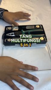 ISKU Tang 5 in 1 Tang kawat Tang Jepit Tang Lancip Tang Potong Tang Kombinasi