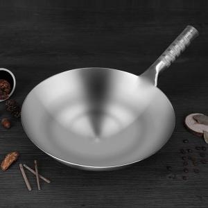 Jiaxun | Non-Stick 410 Stainless Steel Wok