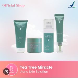 [BG Skin] Paket Beginner / tea tree miracle / pinkish blossom / 5x ceramide paket