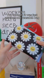 Sidersonline Kopi Teh Good Times Mega Foldable Eco Reusable Nylon Bag