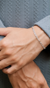 Racabel Mirage Bracelet - Gelang Pria Wanita Sterling Silver 925 Anti Karat