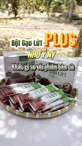 Bột gạo lức PLUS X3 NHƯ Ý NY chuẩn chính hãng - Bột gạo lức giảm cân lợi sữa cho mẹ bầu mẹ bỉm